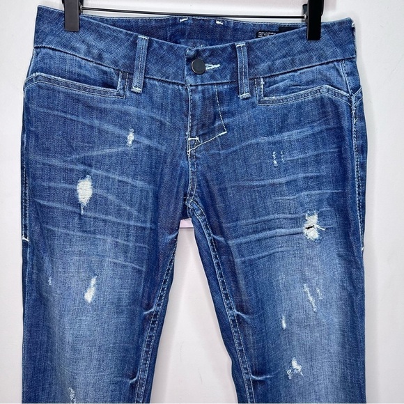Y2K William Rast Distressed Flare Jeans Size 28 - Picture 2 of 16